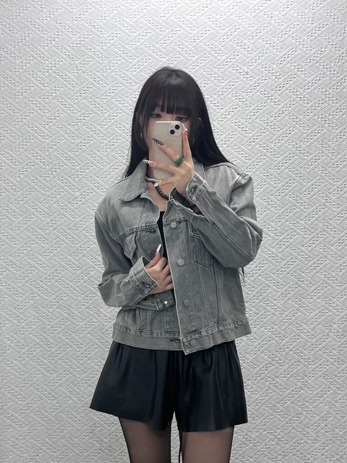 토니웩 올드스쿨 레트로 빈티지 흑청 데님자켓 M C10158 상품이미지1