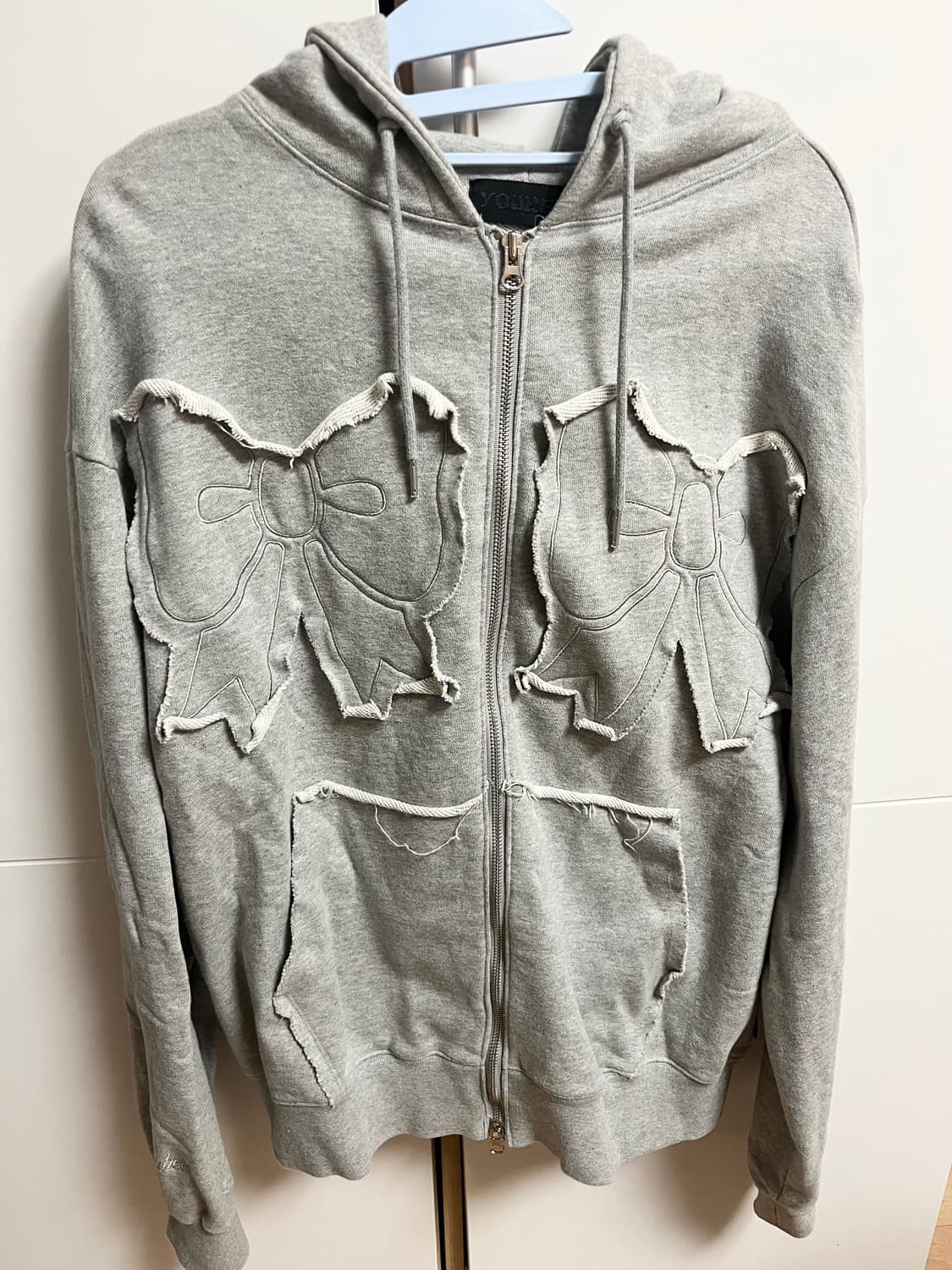 유희 YOOHEE 리본 후드집업 그레이 상품이미지4