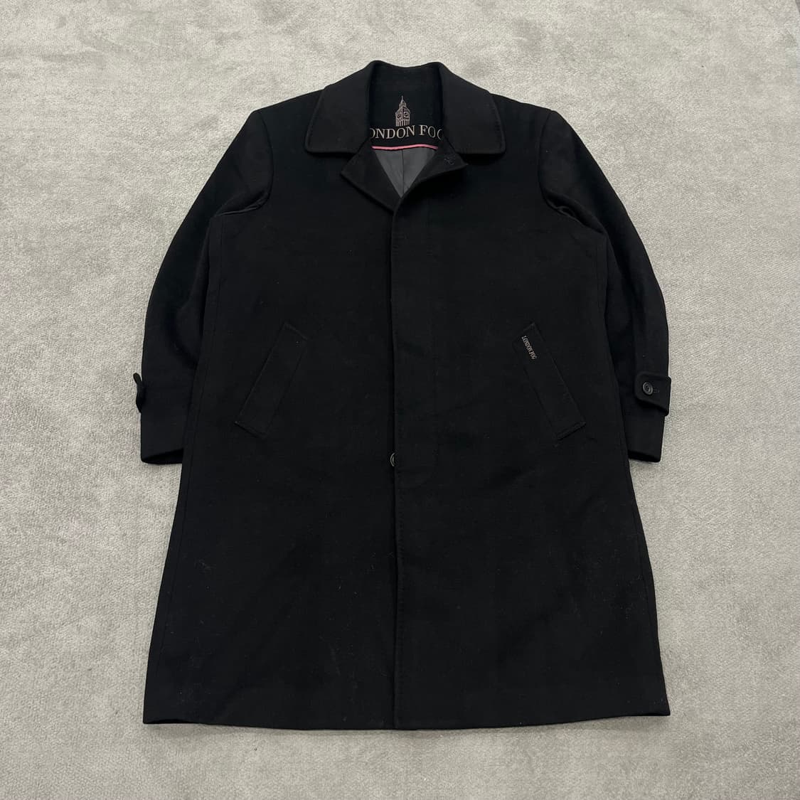 100 런던포그 캐시미어 미니멀 롱코트 상품이미지1