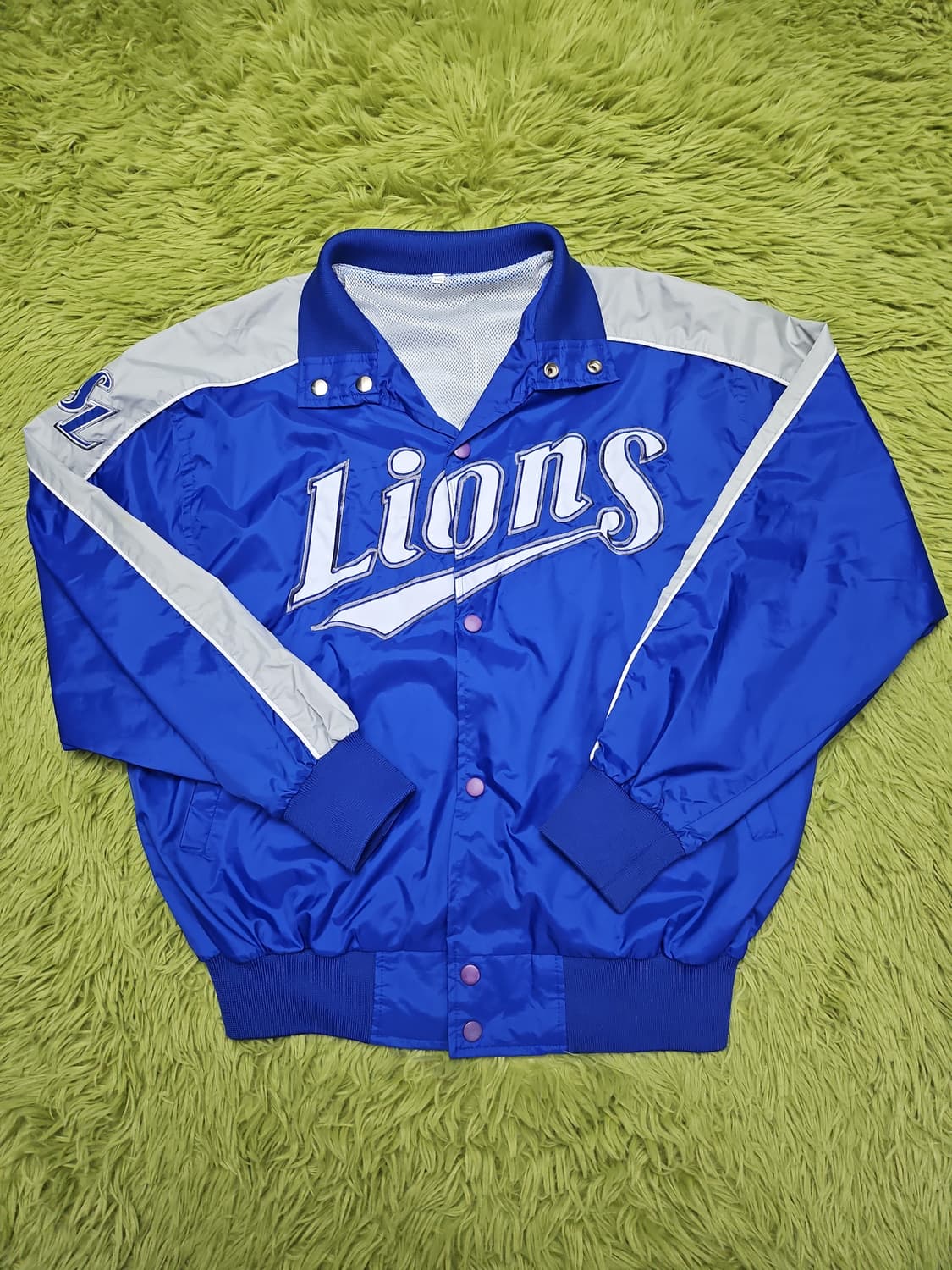 삼성 라이온즈 올드스쿨 야구 점퍼 (95) 상품이미지1