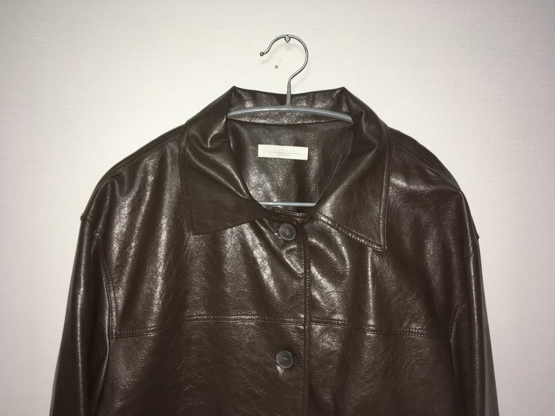 half lether jacket 상품이미지2