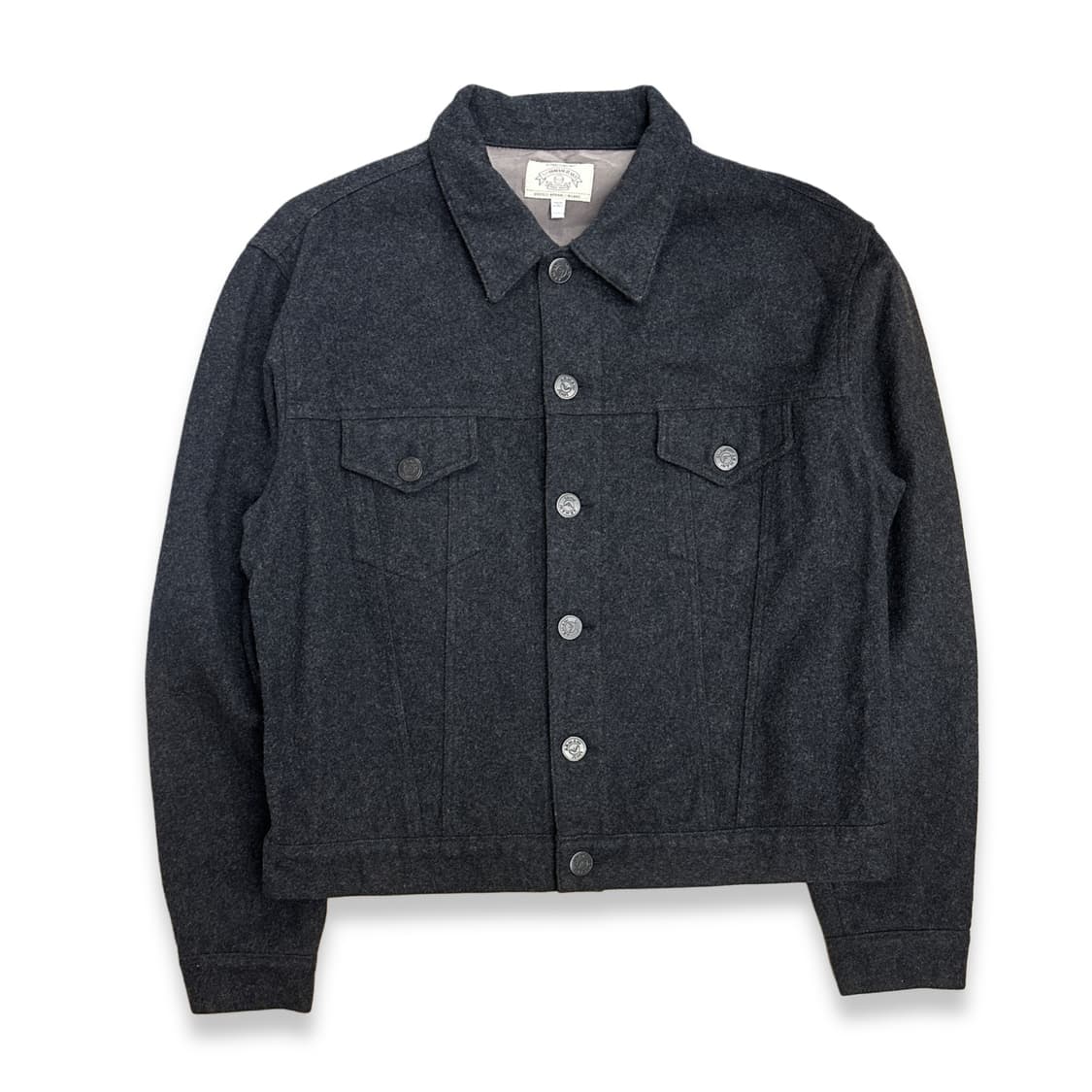 90s Armani jeans 울 트러커 자켓 XL 상품이미지1