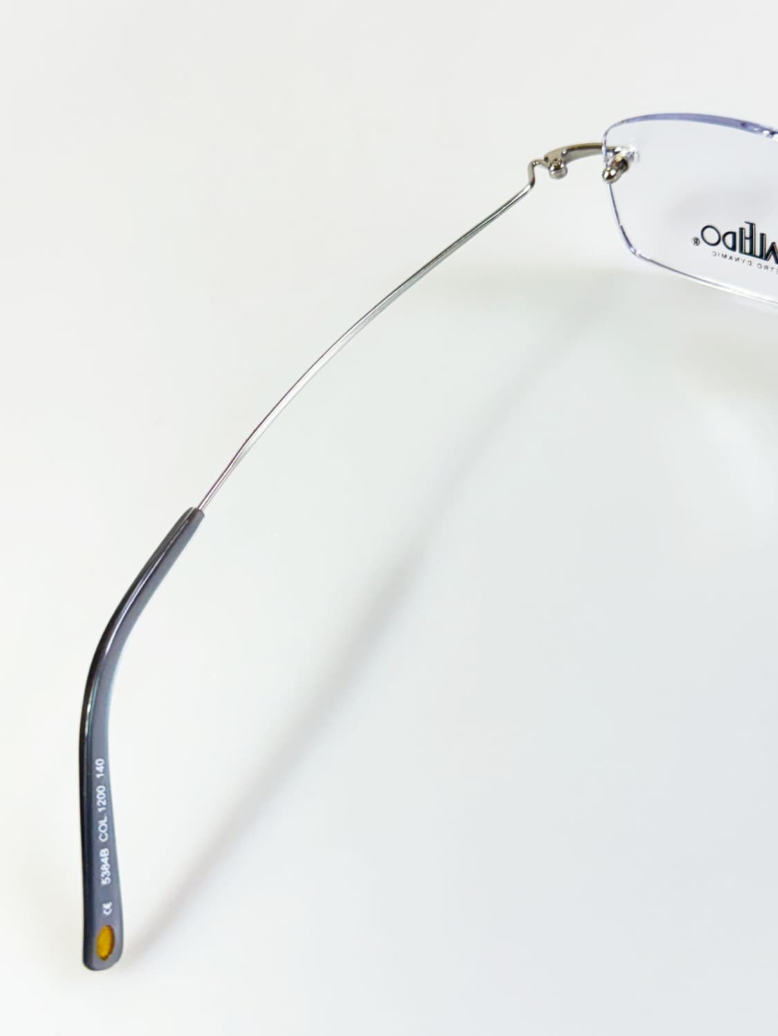 90s KALEIDO 실버 무테 스퀘어 메탈 빈티지 안경 상품이미지7