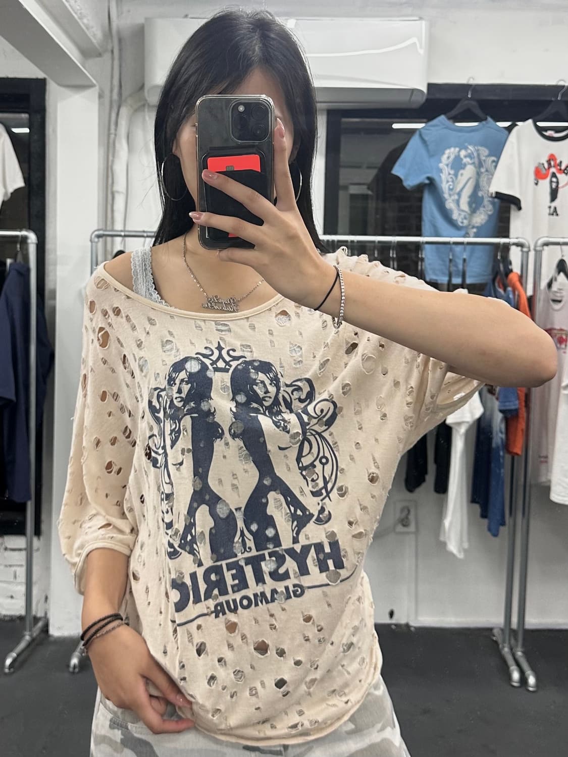 히스테릭 글래머 히스걸 티셔츠 상품이미지1