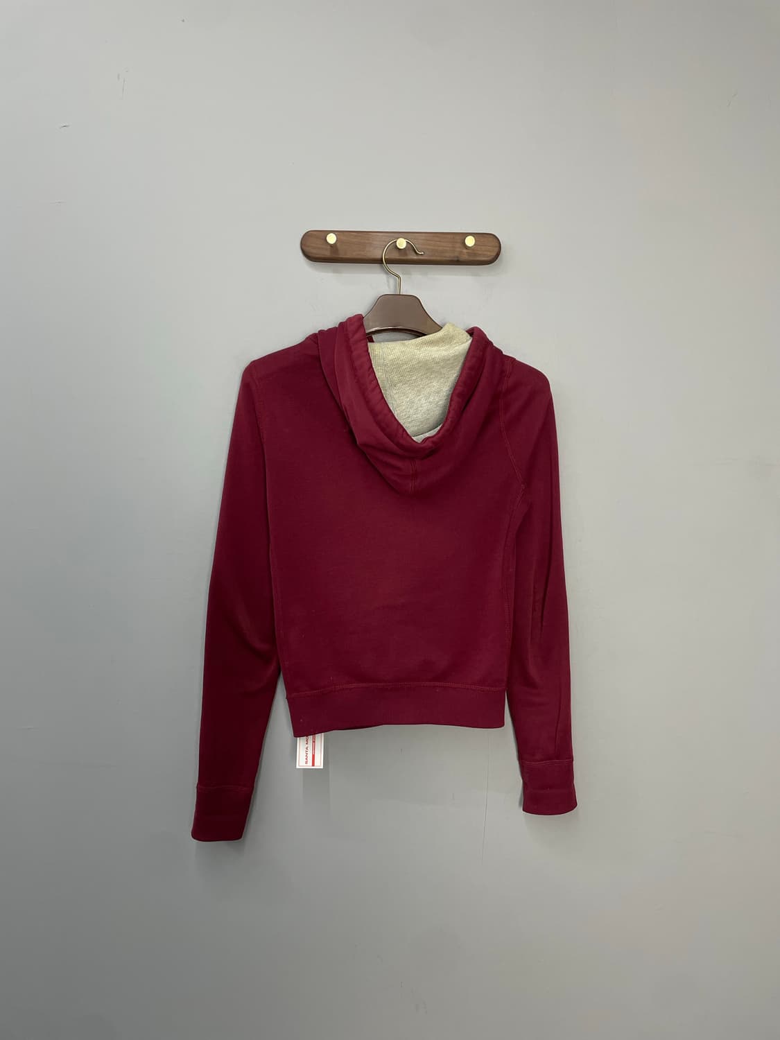 아베크롬비 버건디 후드집업 H1555 상품이미지4