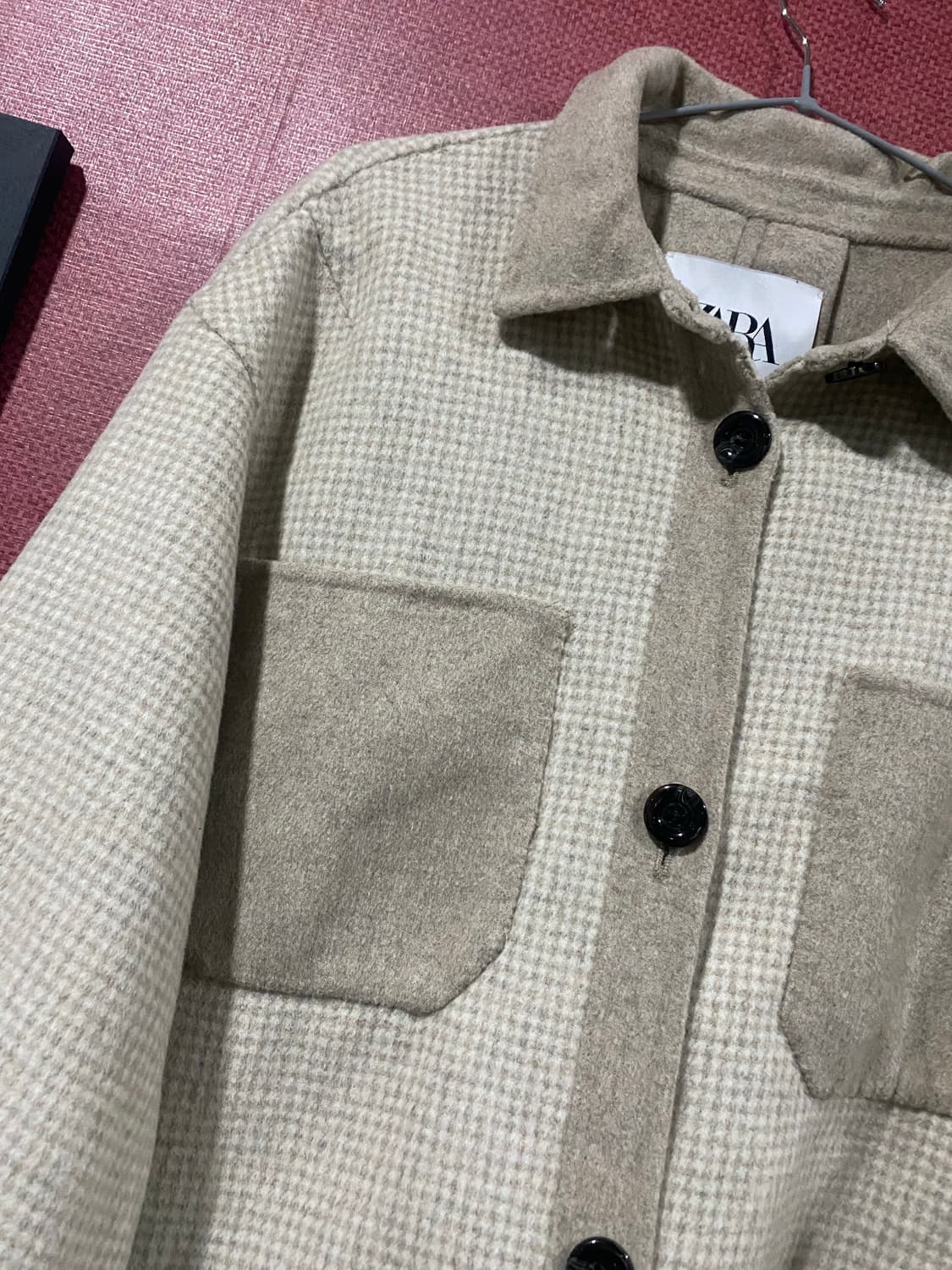 ZARA 셔츠형 코트 M사이즈 상품이미지2