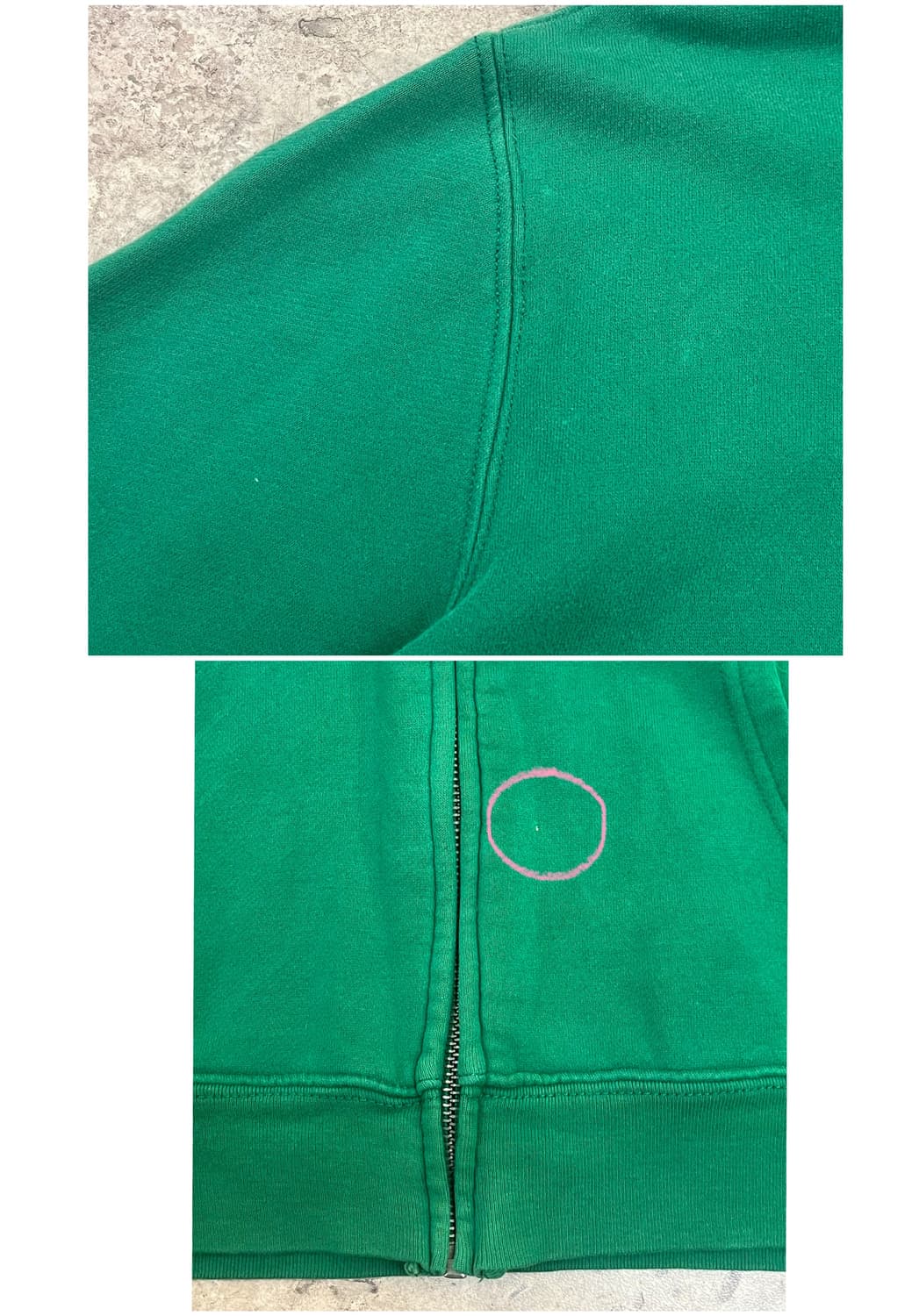 폴로 랄프로렌 기모 후드집업 그린 XL #csz3355 상품이미지6