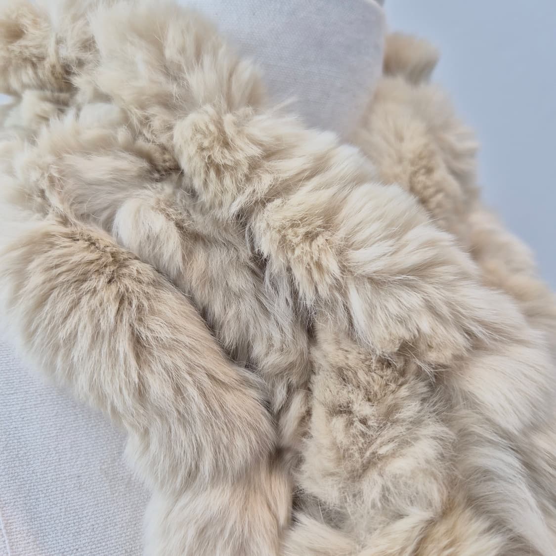 베이지 리얼 렉스 토끼퍼 머플러 상품이미지3