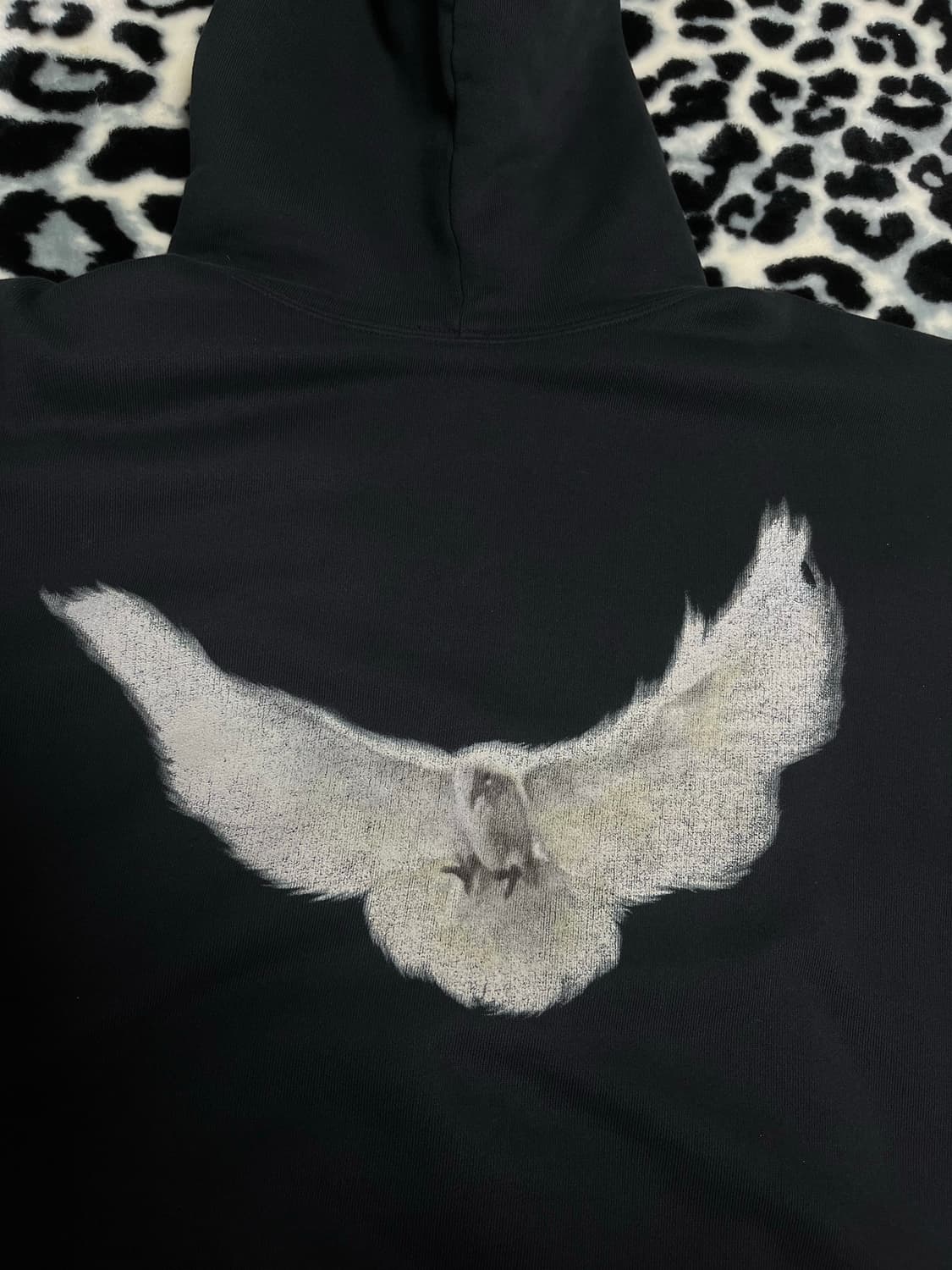 이지 갭 발렌시아가 도브 후드 워시드 블랙 상품이미지4