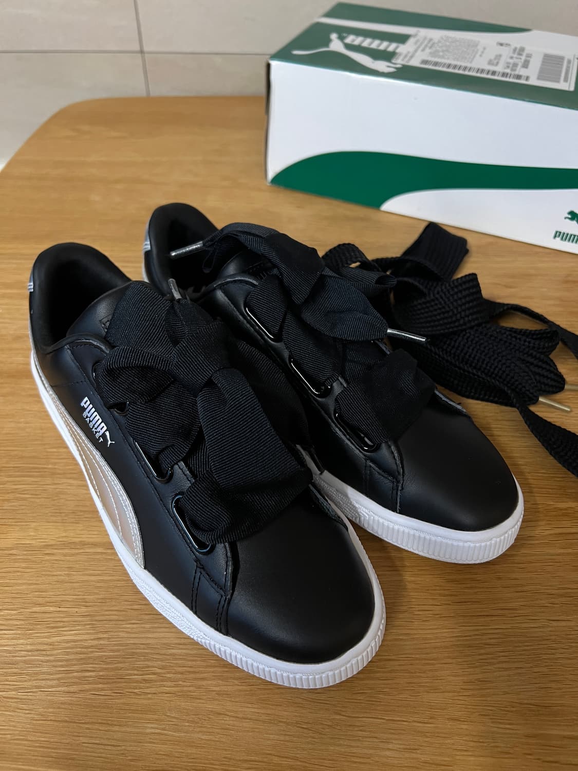 [260mm] [새제품] 푸마 바스켓 하트 (블랙) 상품이미지6