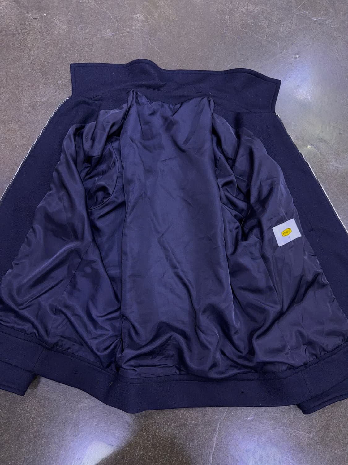 인터메조 울저지 집업 점퍼 블루종 점퍼 자켓 네이비 100 상품이미지9