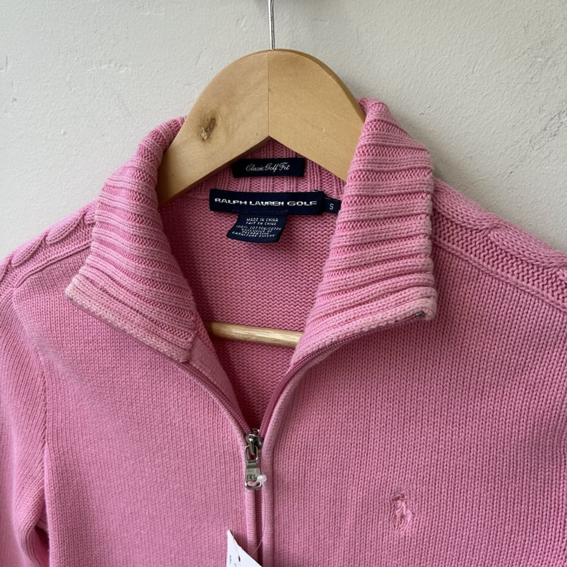 15830 - 폴로 랄프로렌 핑크 니트 집업 상품이미지3