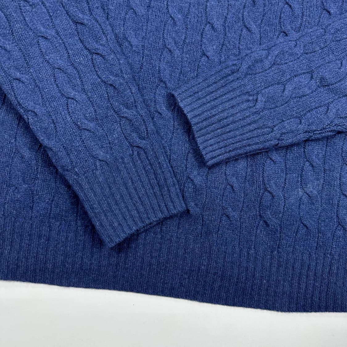 폴로 랄프로렌 클래식 캐시미어 케이블 니트 L 상품이미지5