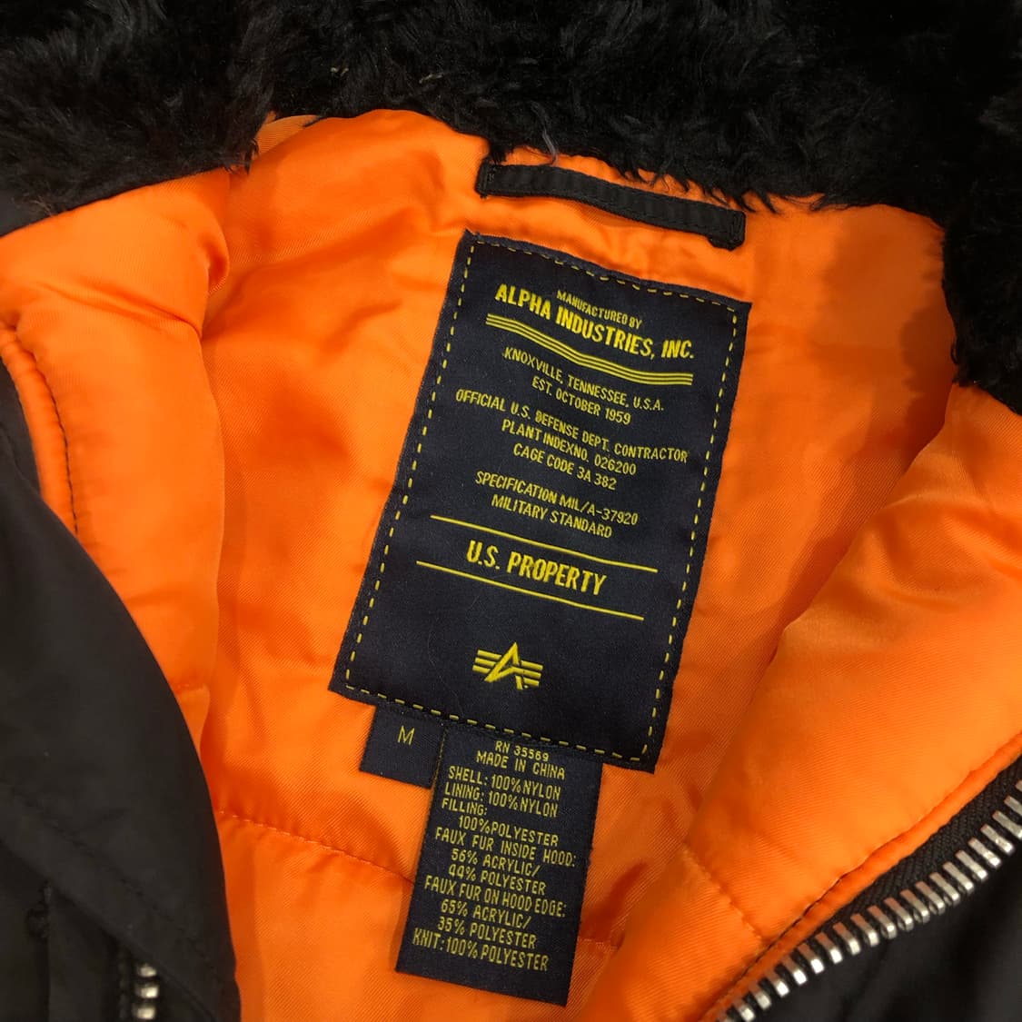 알파인더스트리 N3B 야상 파카 상품이미지5