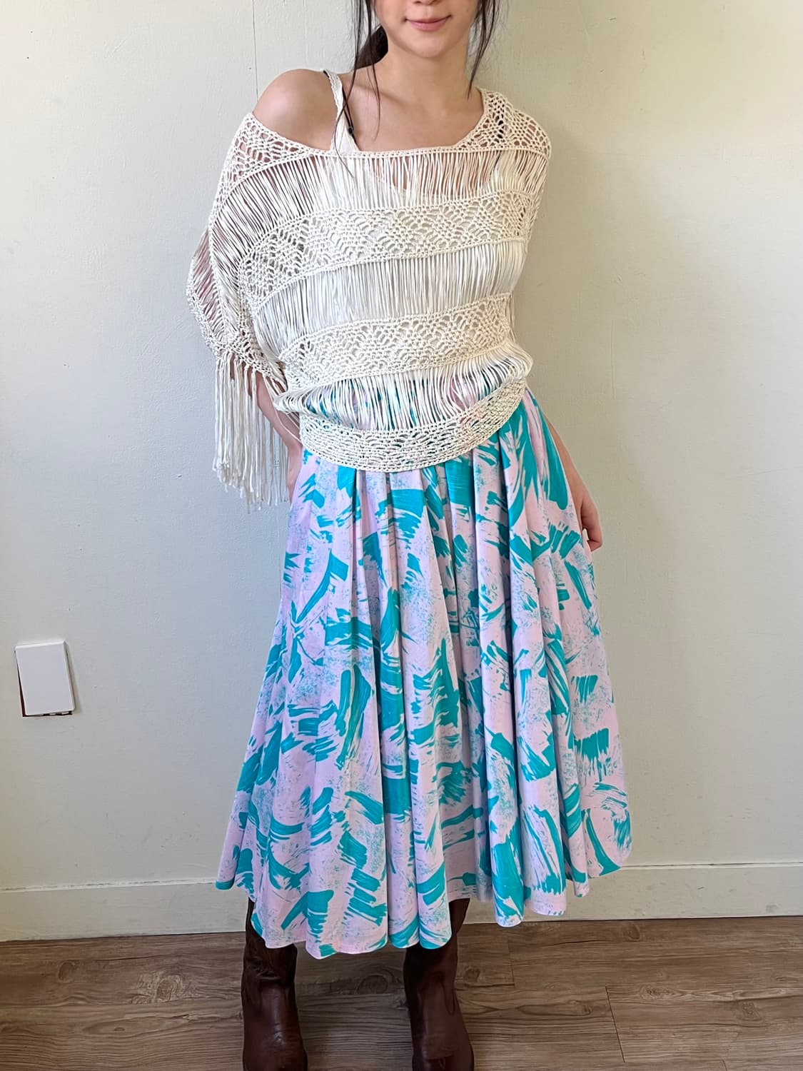 Twenty Thnee 프린지 탑 상품이미지4