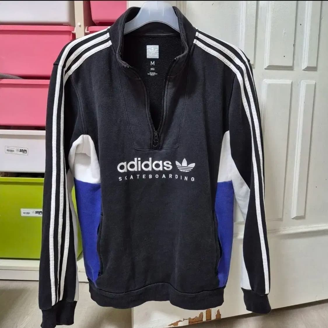 99000 아디다스 넥집업 맨투맨 M 겁나 핏좋고 예쁜옷 상품이미지1