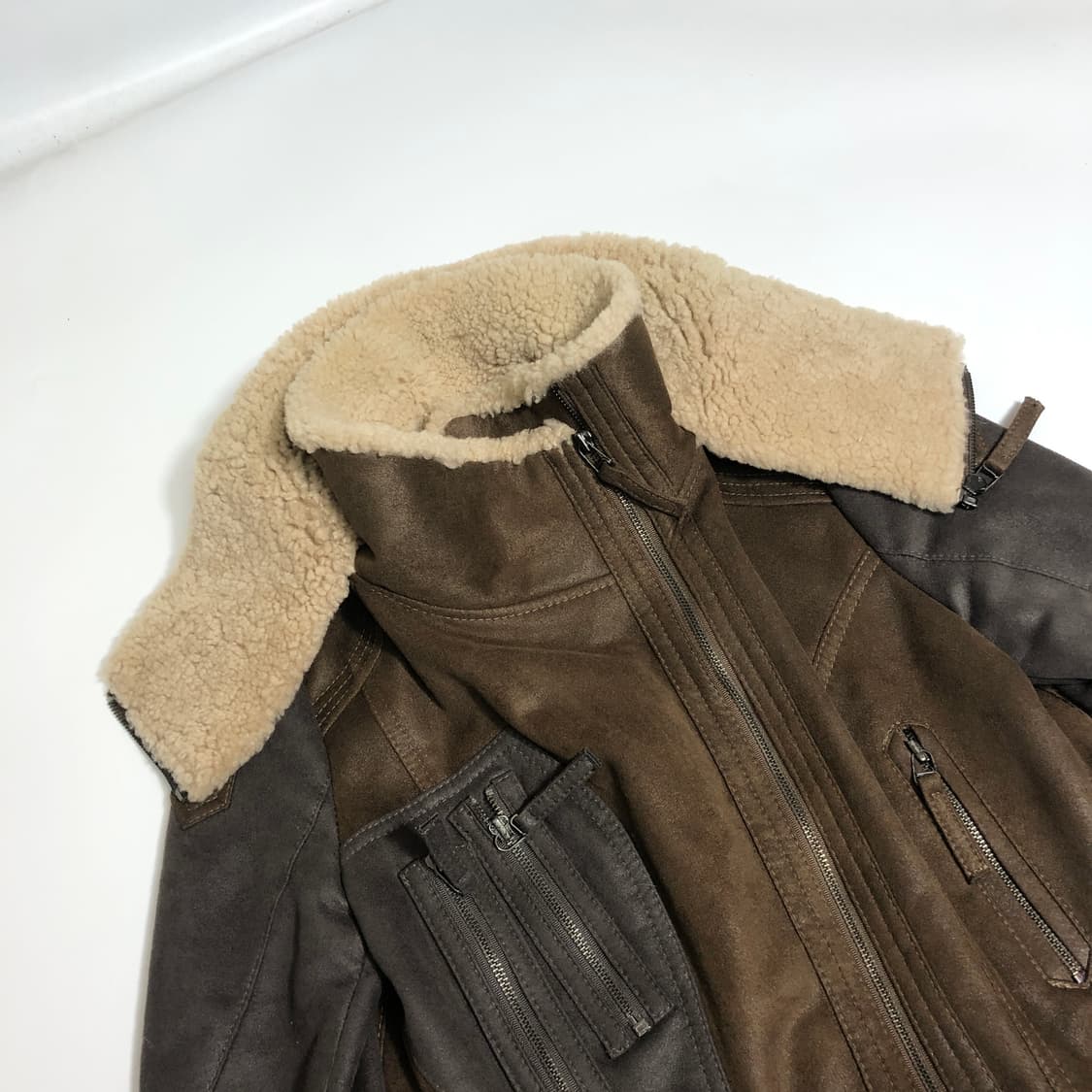 발렌시아 더블넥 양털 무스탕 66 상품이미지4