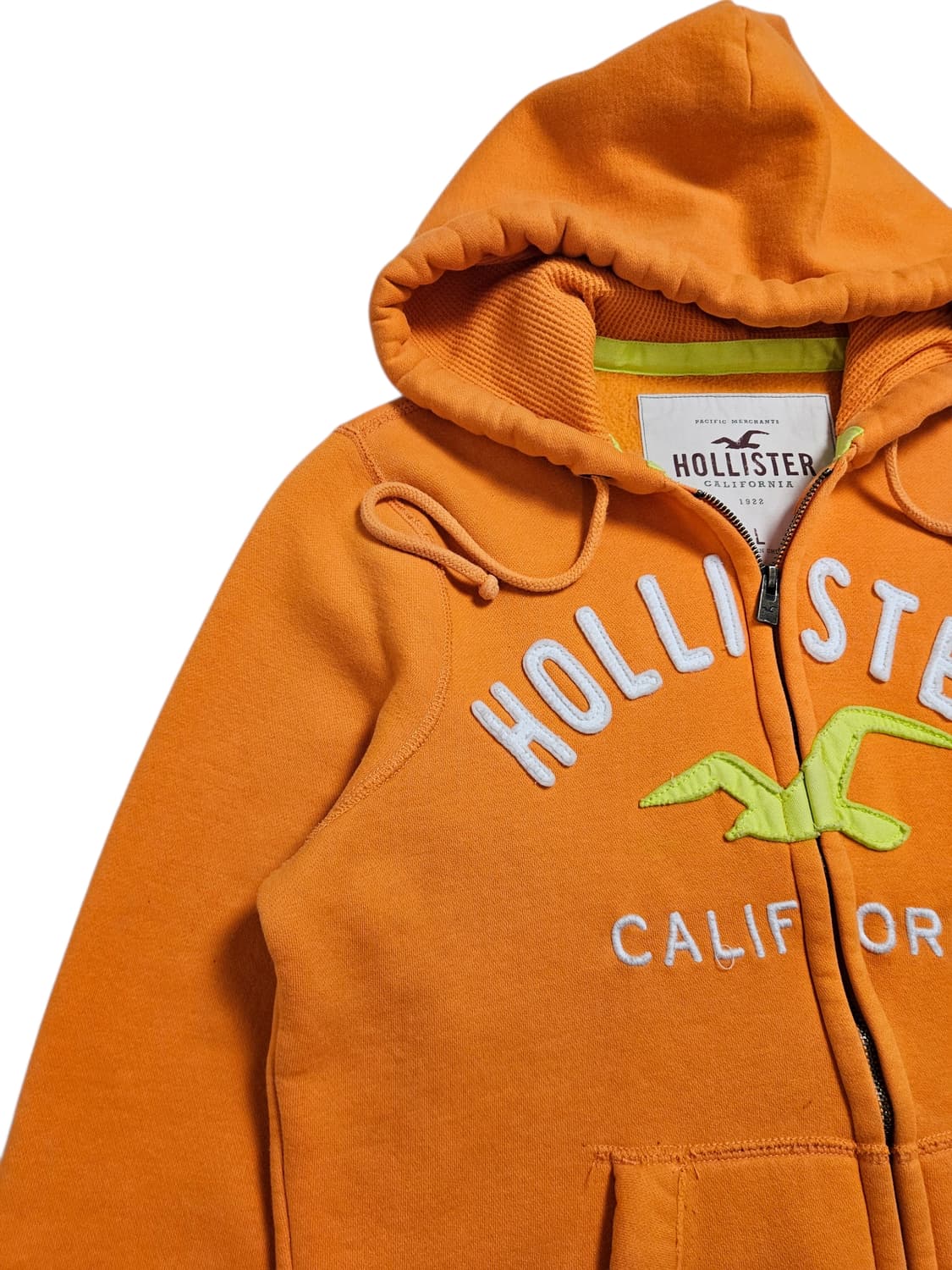 홀리스터 자수 로고 후드 집업 상품이미지3