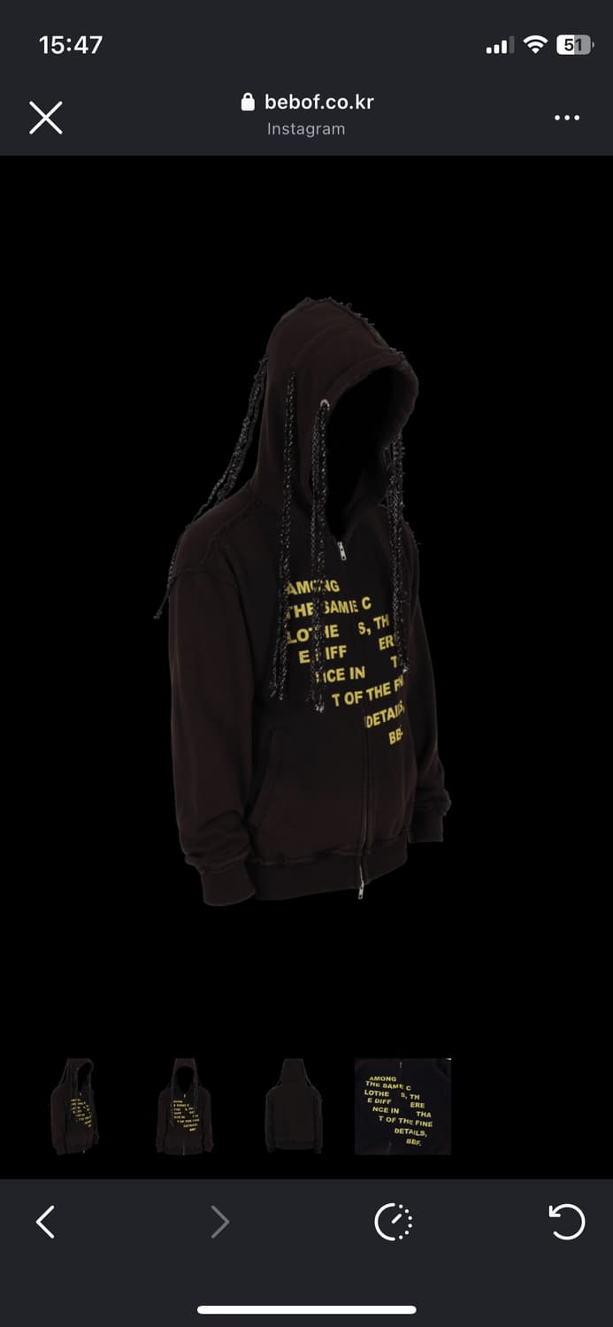 bebof m1 후드집업 상품이미지4