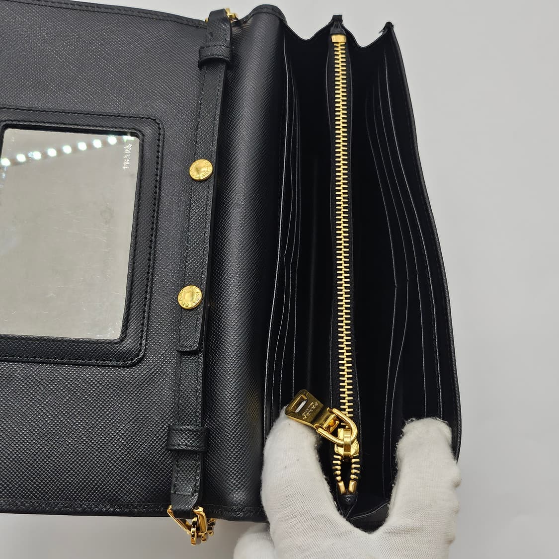 정품 프라다 사피아노 체인 크로스백 상품이미지10