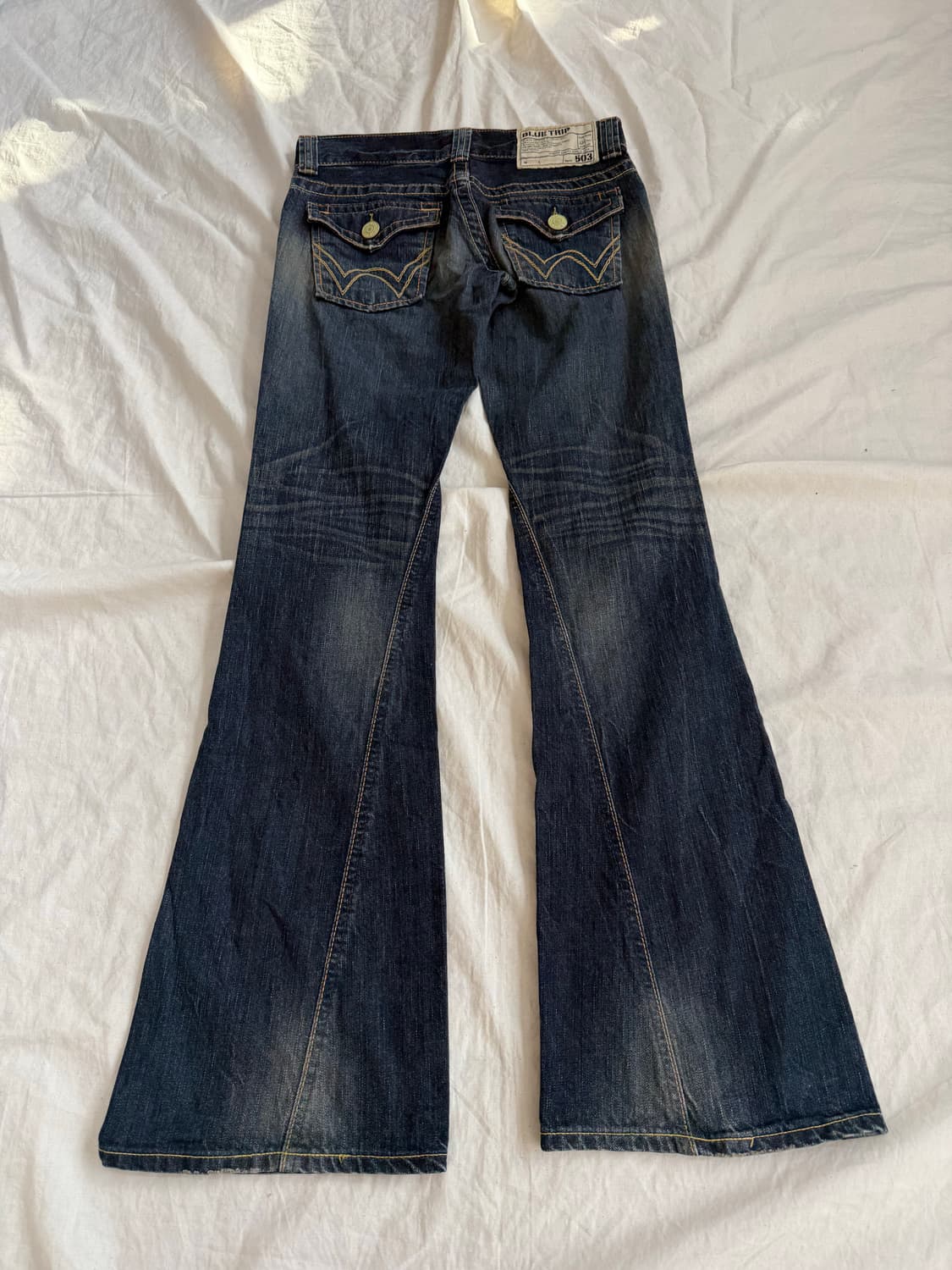 에드윈 로우라이즈 부츠컷 데님팬츠 상품이미지5