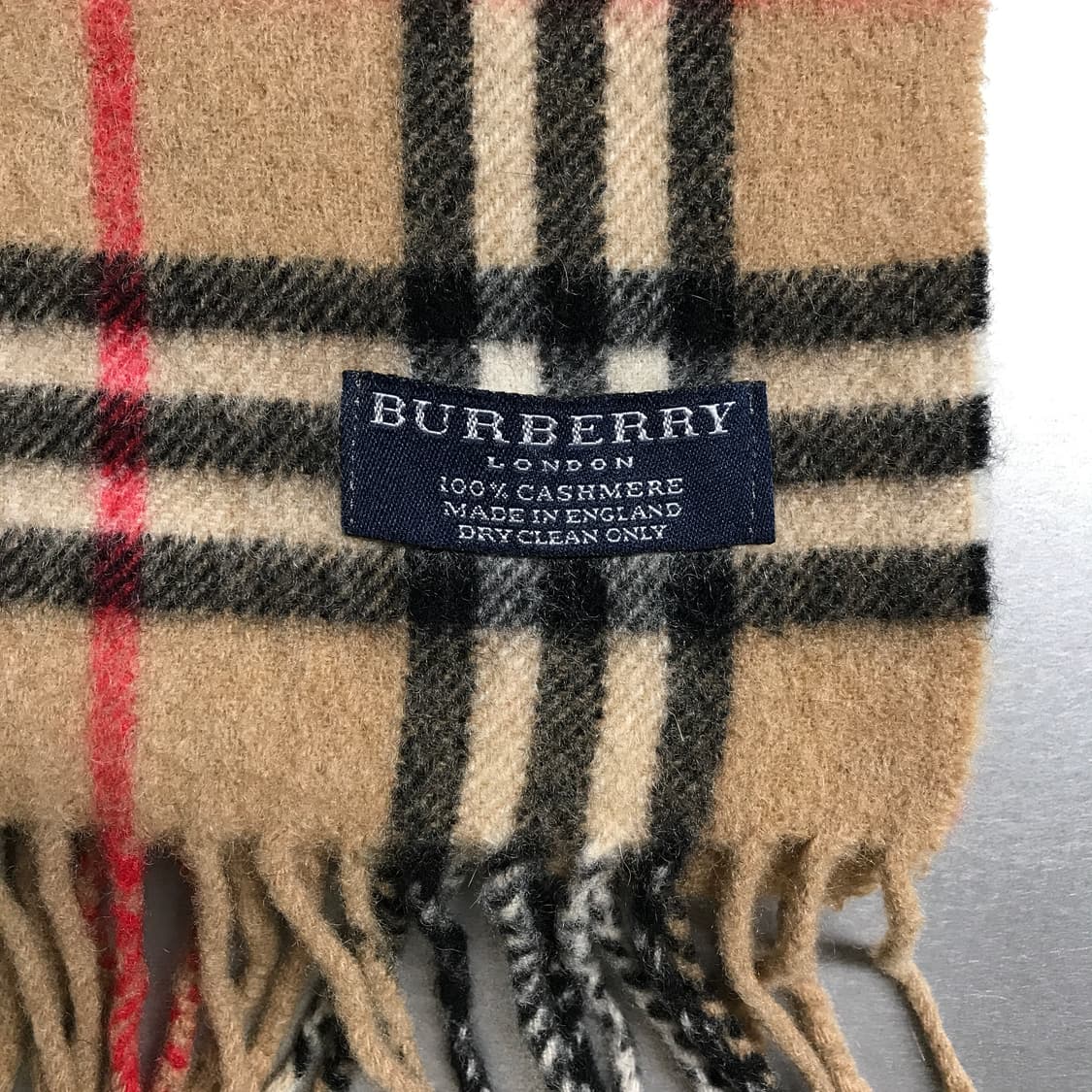 버버리 정품 캐시미어 머플러 베이지 상품이미지3