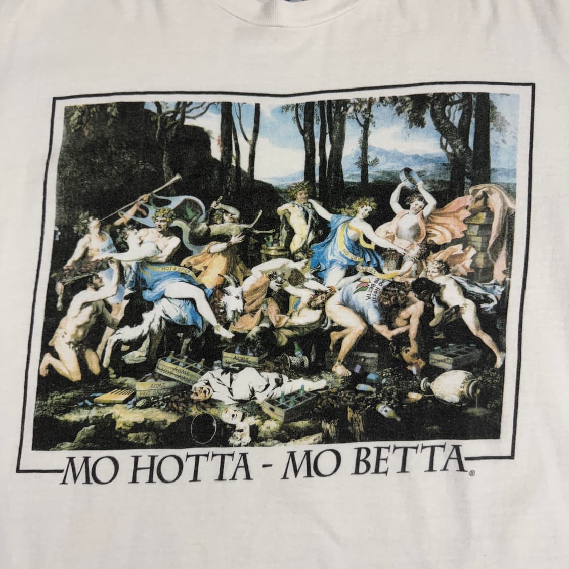 빈티지 90s Mo Hotta Art Parody 아트 패러디 티셔츠 상품이미지3