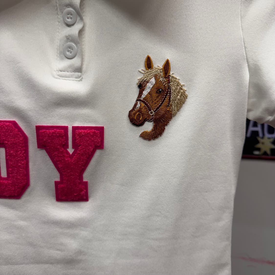 BOY Patch Pony Slim Collar T-Shirt 상품이미지4