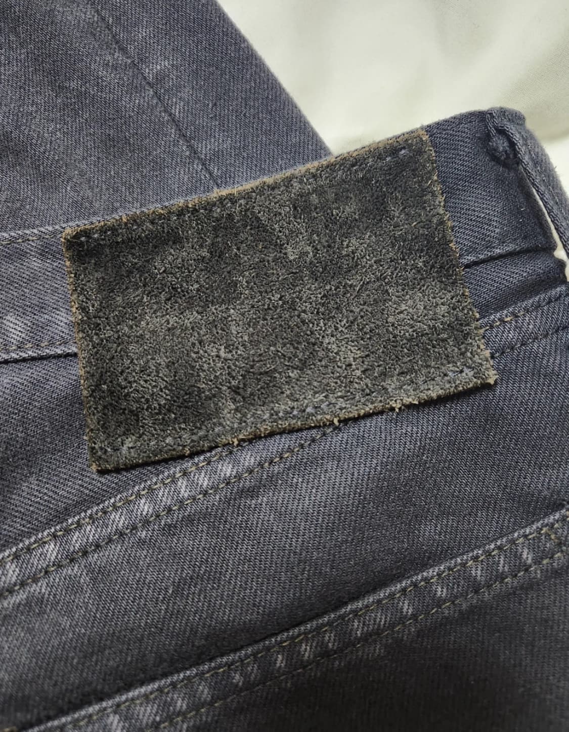 캐피탈 14oz 블랙 데님 몽키 시스코 32사이즈 상품이미지3