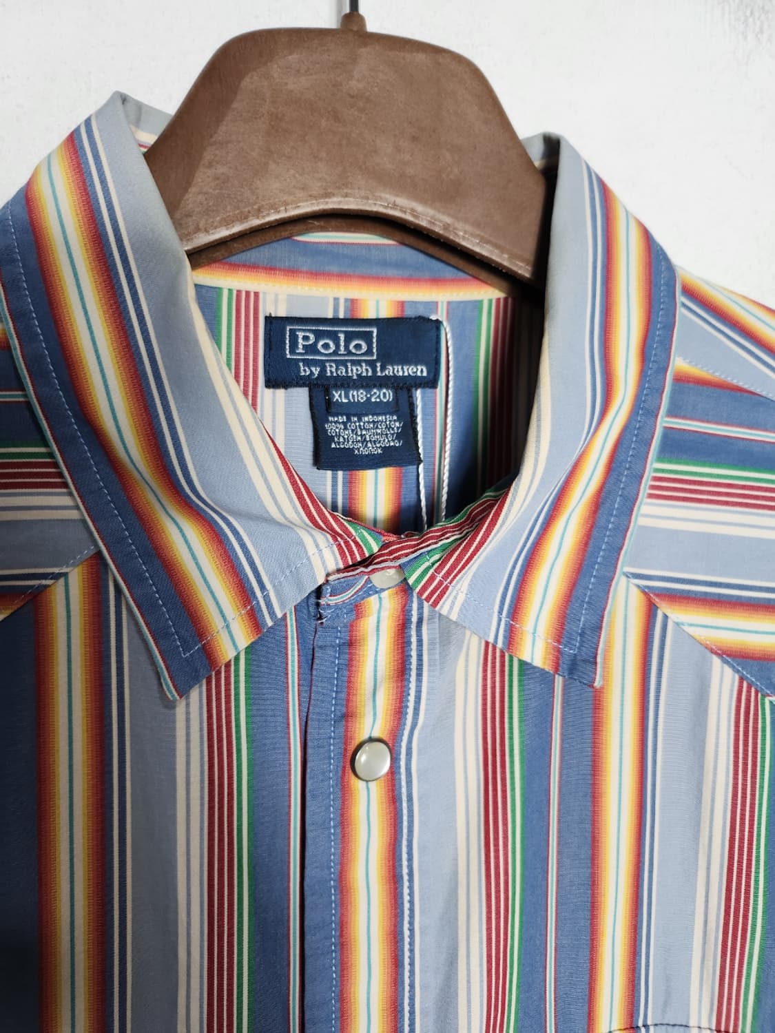 XL 폴로 랄프로렌 스트라이프 셔츠 보이즈 상품이미지2