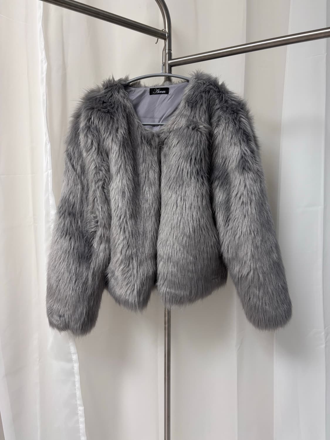 그레이쉬 페이크 퍼 점퍼 상품이미지1