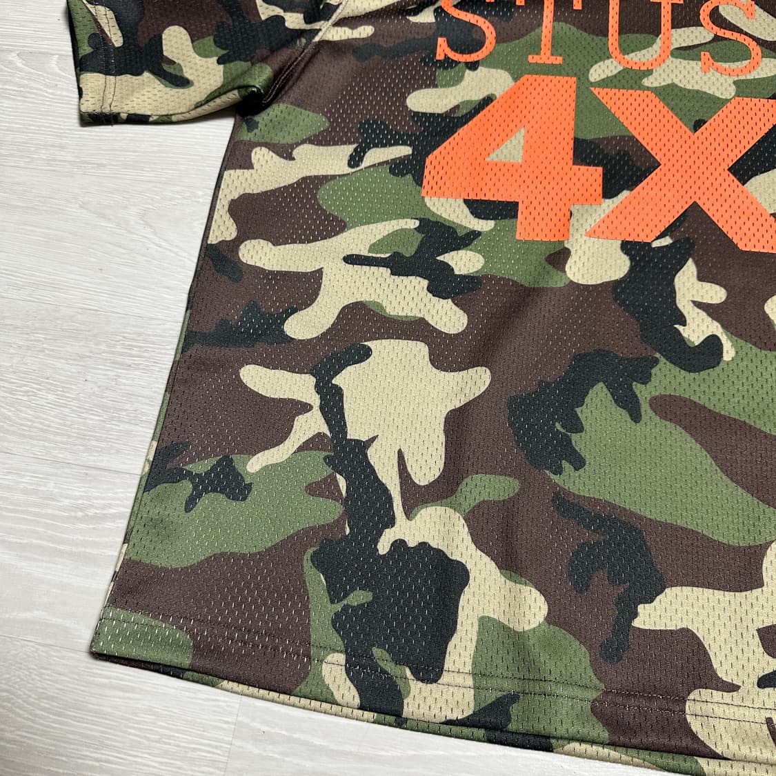 Stussy 4x4 Mesh Football Jersey Camo - M 상품이미지5