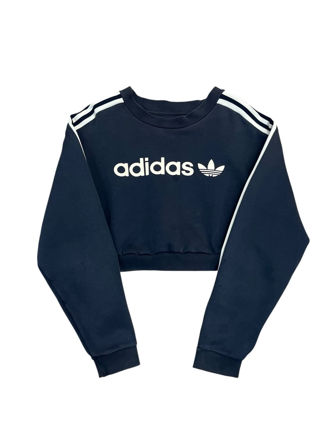 아디다스 크롭 맨투맨 네이비 105 #csz3391 상품이미지3