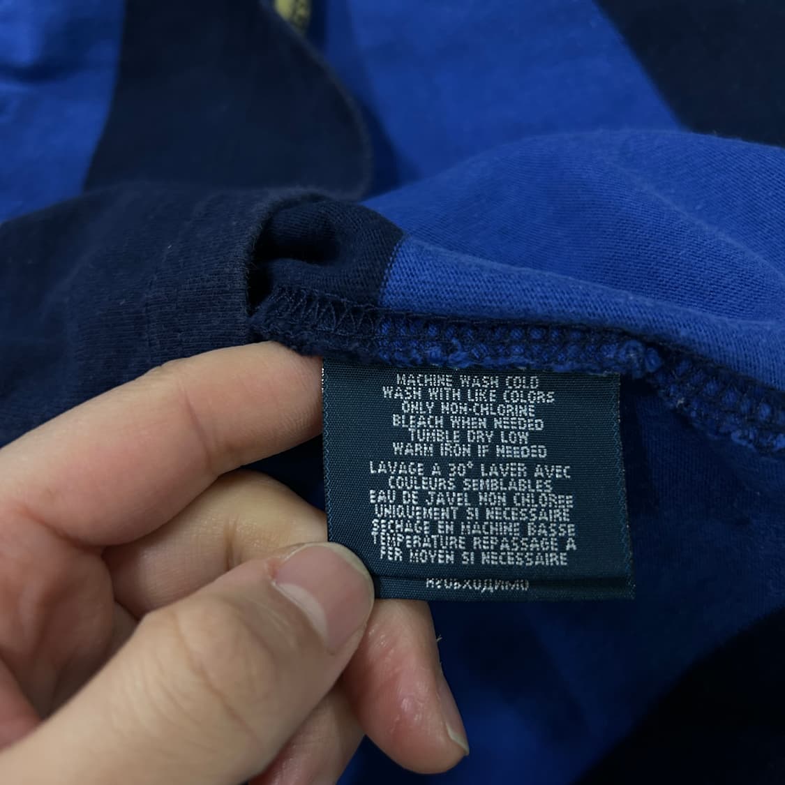 폴로 랄프로렌 스트라이프 럭비티 긴팔 L 상품이미지3