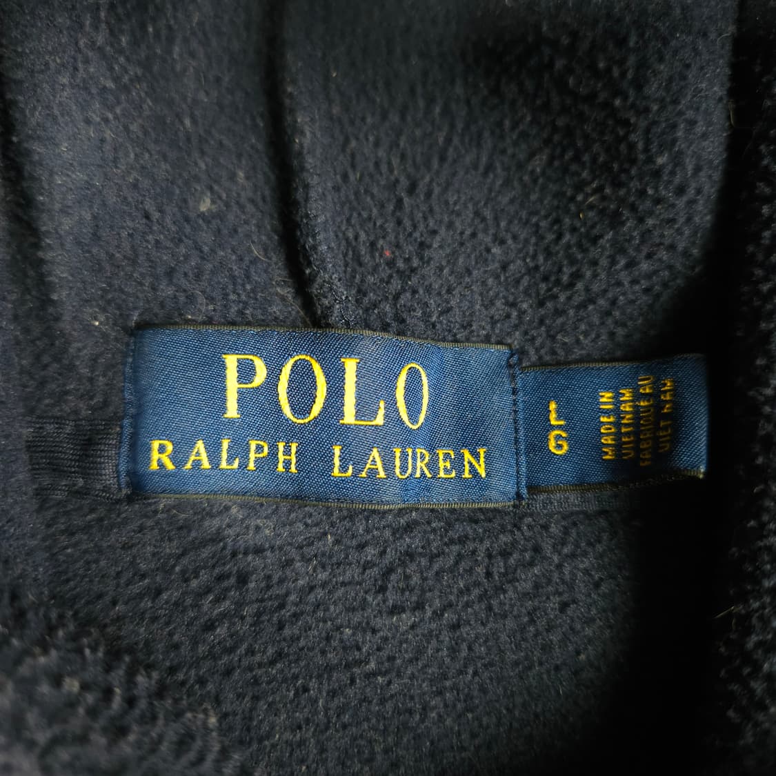 폴로 랄프로렌 빅로고 후리스 후드티 상품이미지3