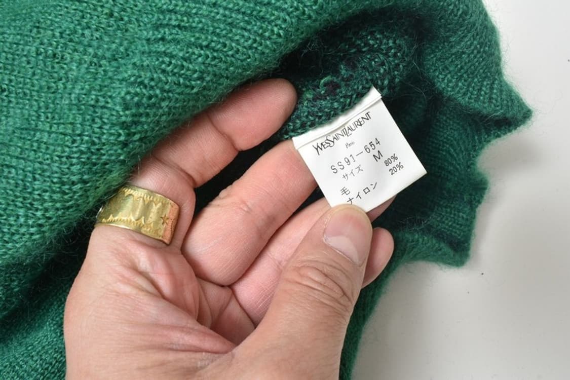 90S 입생로랑 울 니트 여성 M N1103 상품이미지6