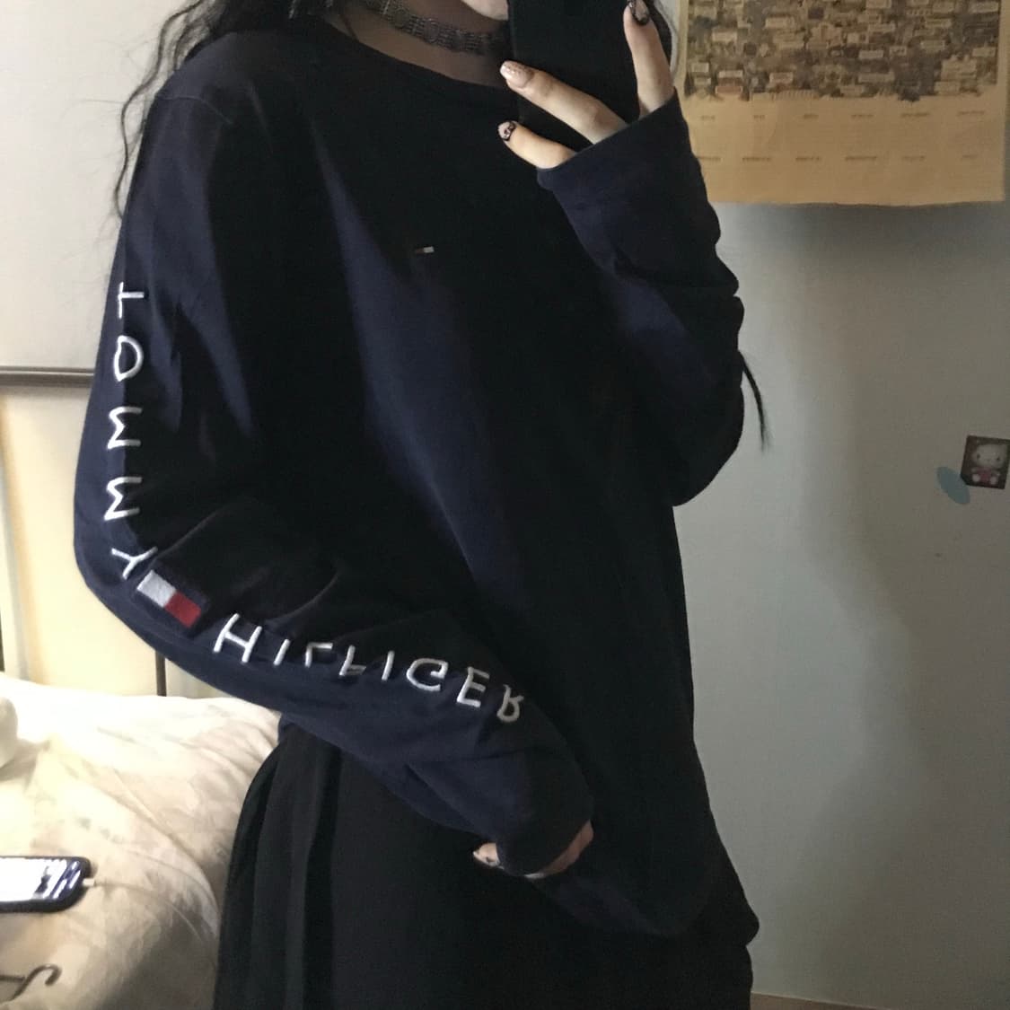 Tommy Hilfiger 타미힐피거 레터링 롱슬리브 상품이미지2