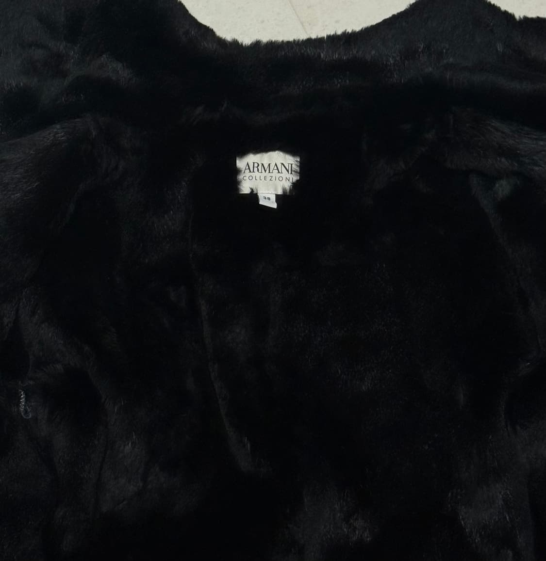 아르마니 꼴레지오니 퍼 코트 상품이미지5