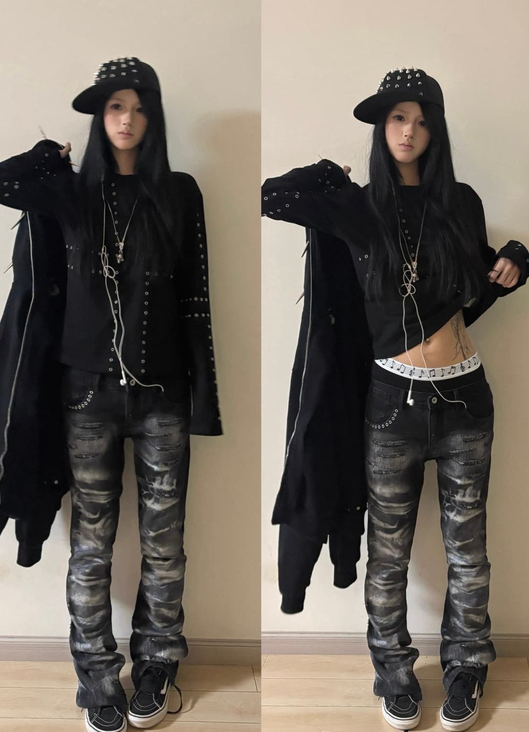 Archive Smoke Silver Stud Jeans 상품이미지5