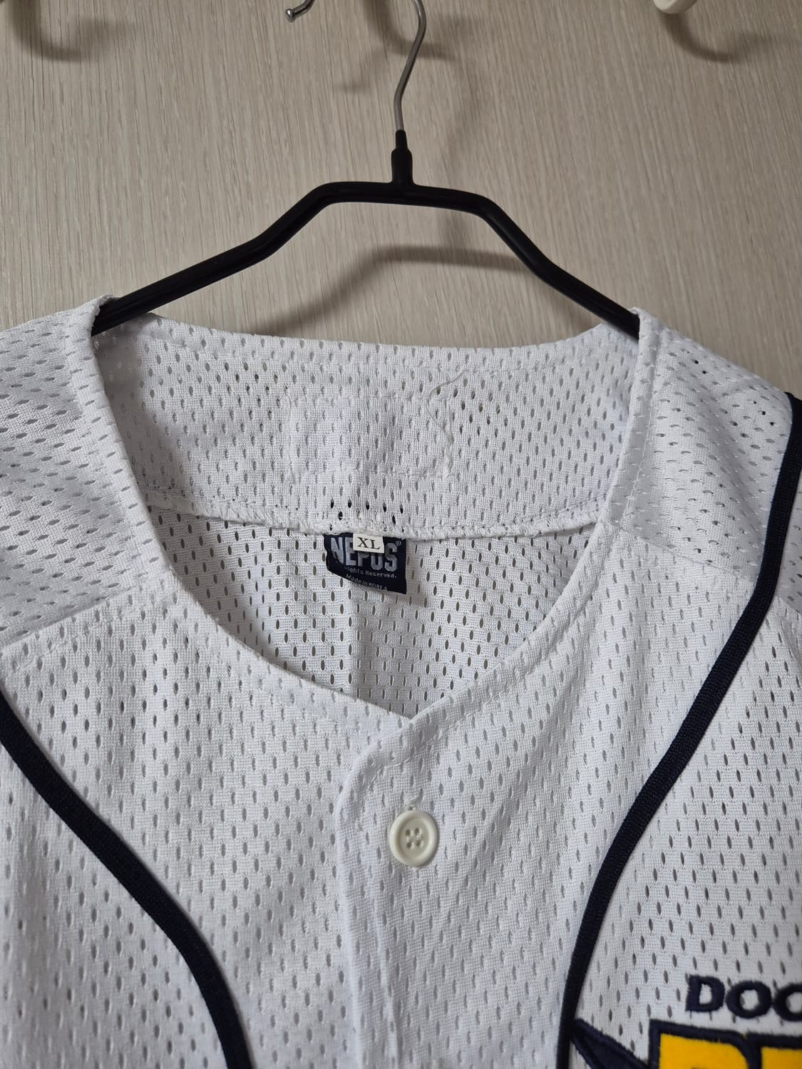 두산베어스 네포스 노마킹 올드 반달 유니폼 XL 상품이미지5