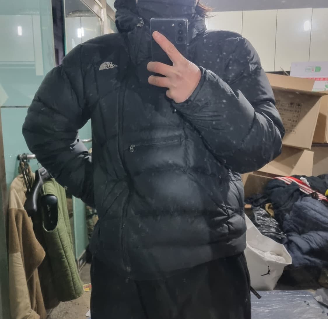 노스페이스 600 경량패딩 사선지퍼 상품이미지6