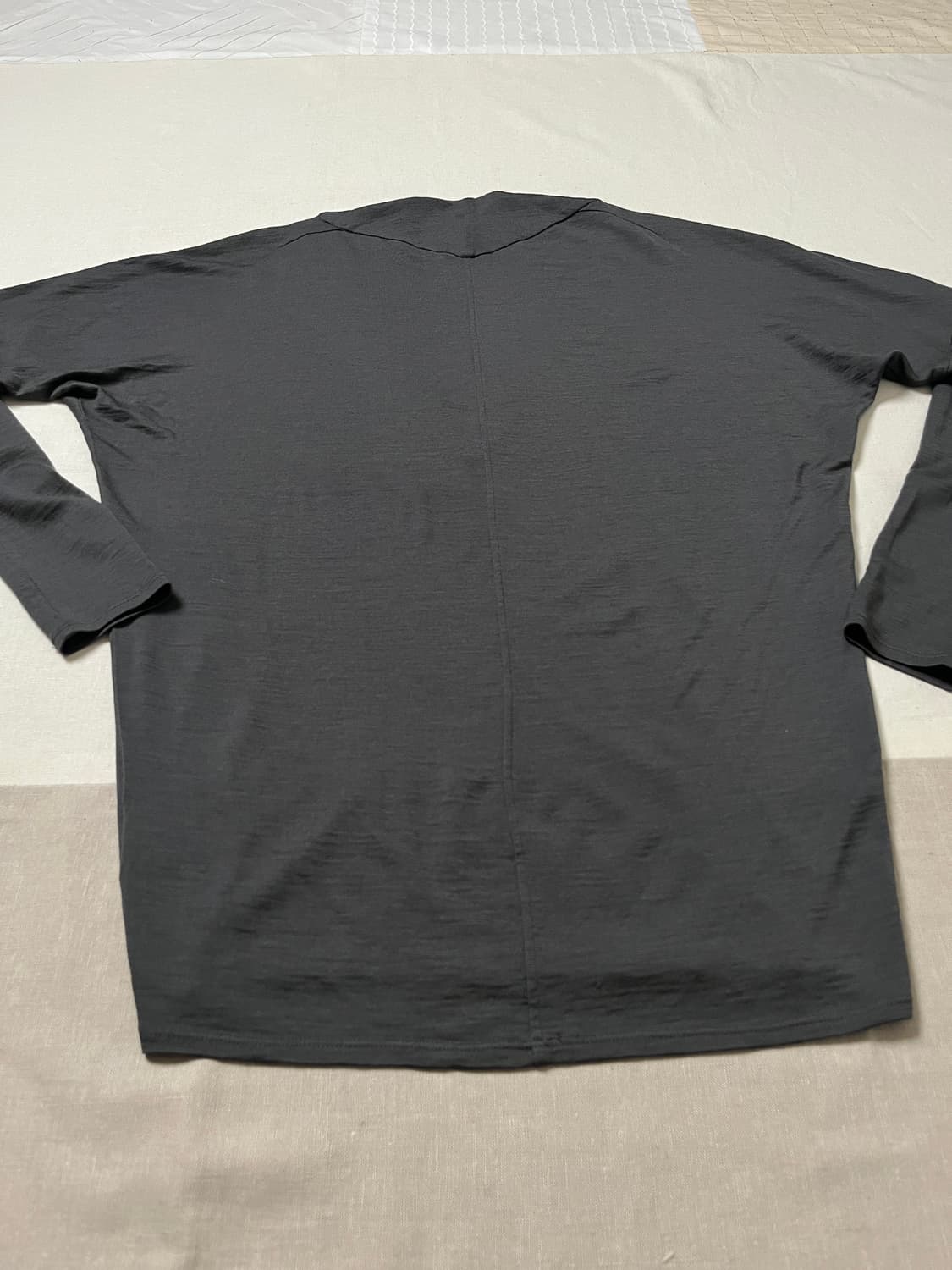헬무트랭 울 컷앤소 니트 helmut lang 기모노소매 티어드롭넥 상품이미지4