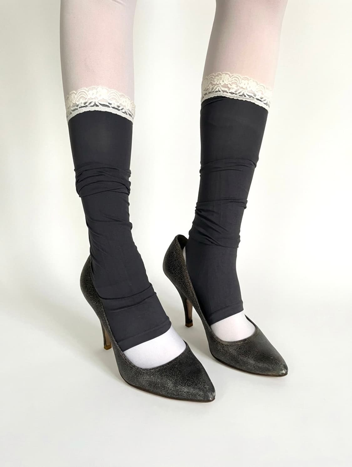 MiuMiu Cracked Leather heels 상품이미지2