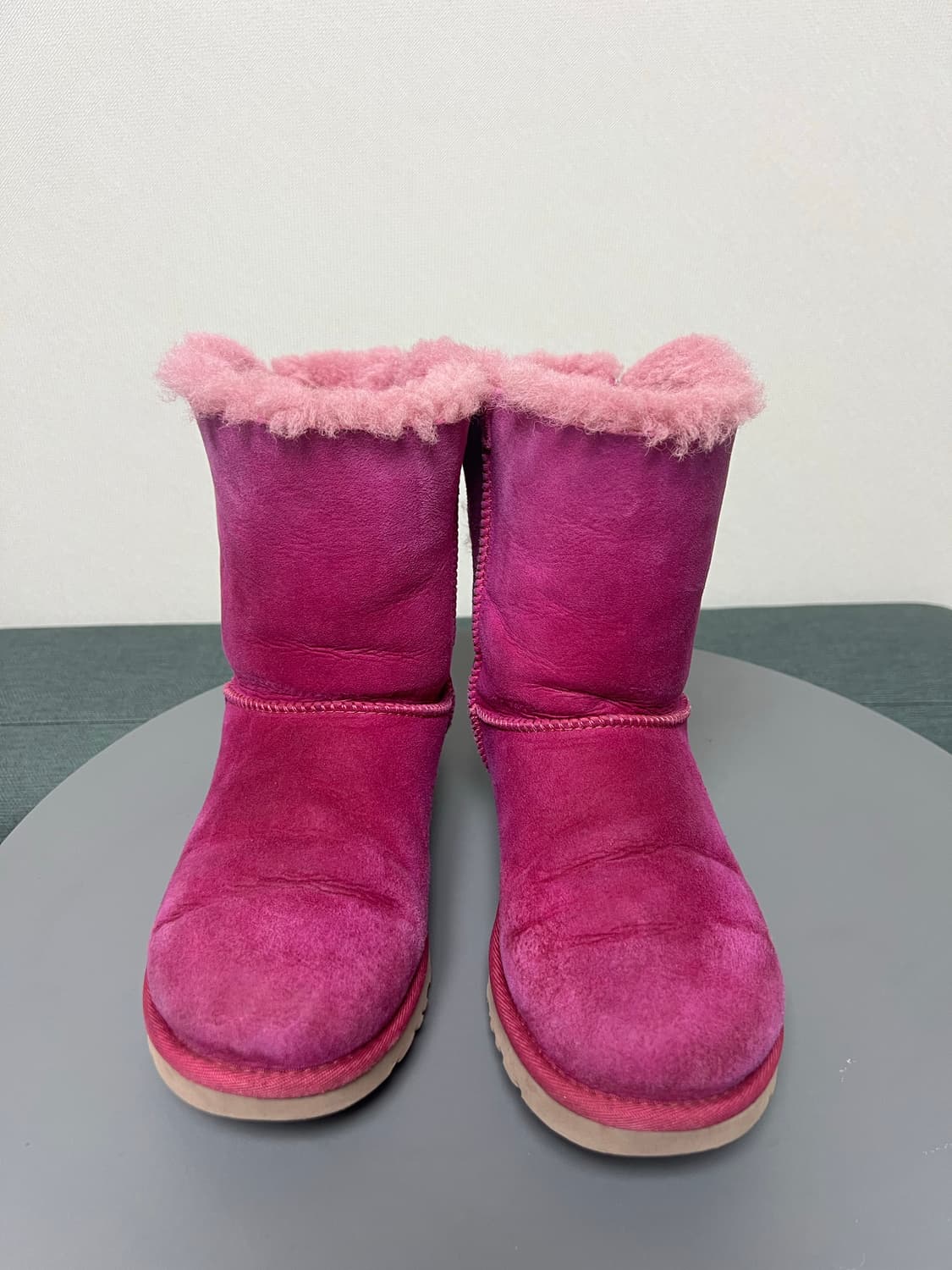 어그 백리본 Ugg 230 235 라즈베리 핑크 희귀 37 갸루 y2k 상품이미지2