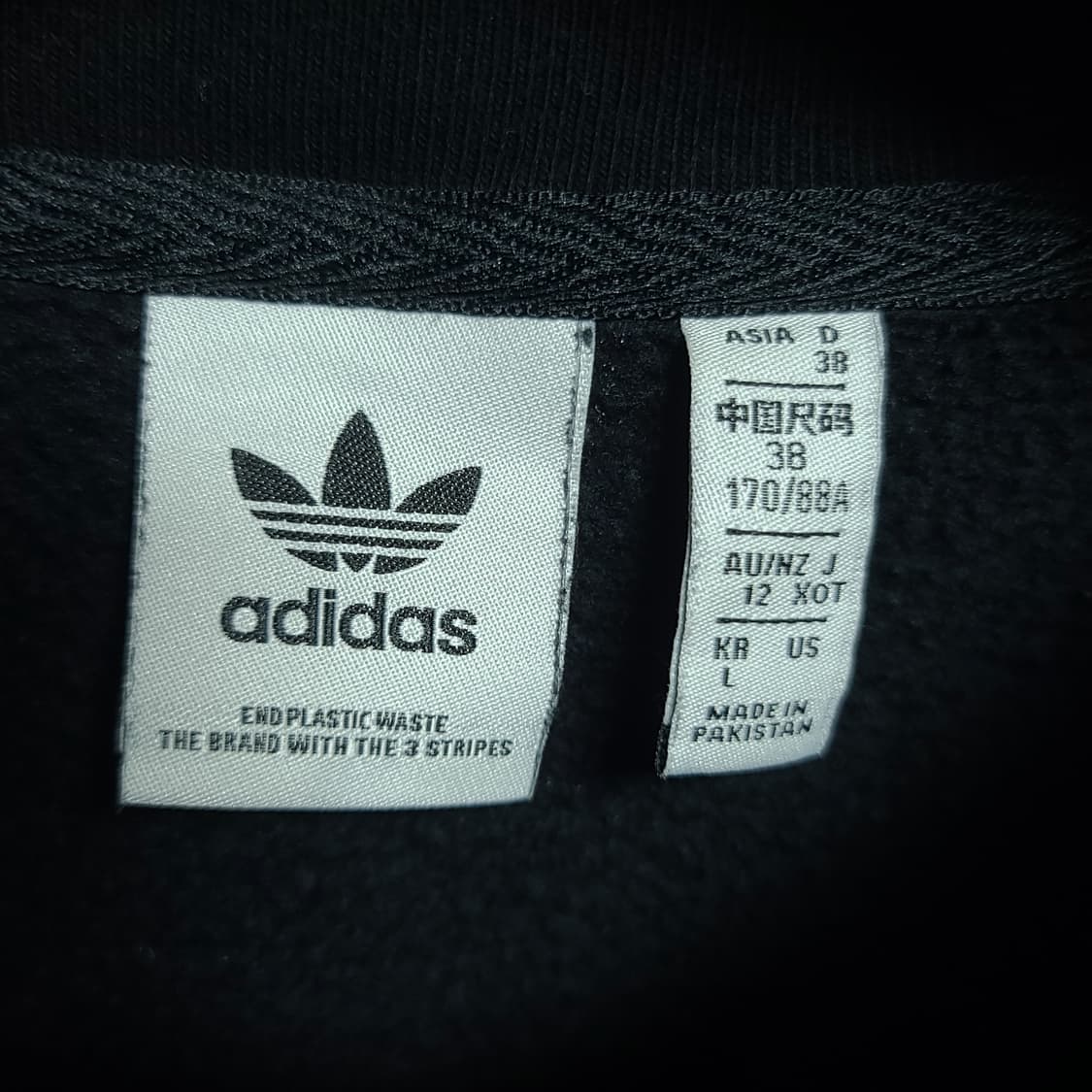 L ) 아디다스 여성 오리지날 가오리핏 크롭 맨투맨 상품이미지3