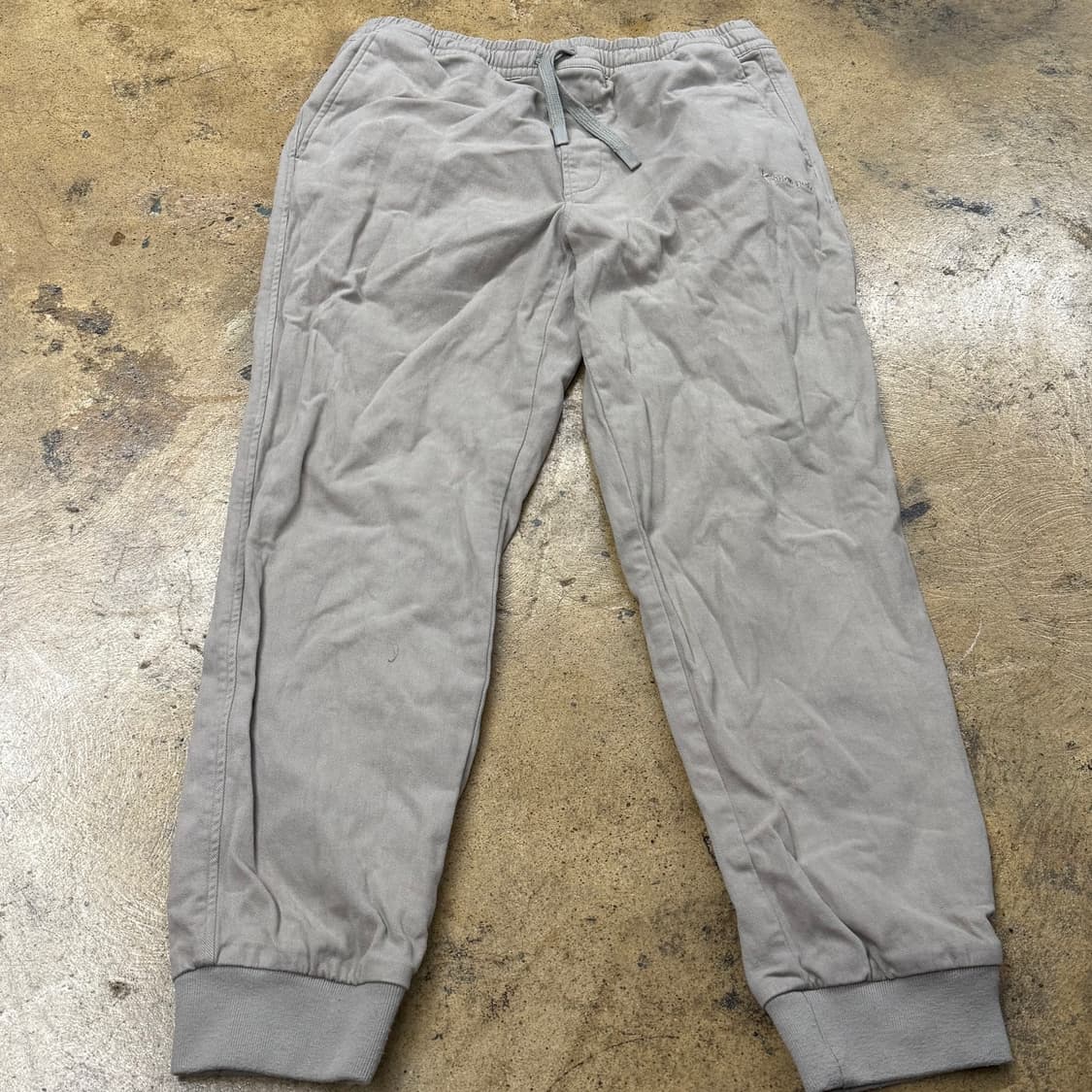 [정품/L] 스노우 피크 그레이 면 트레이닝 조거팬츠 b18 상품이미지2