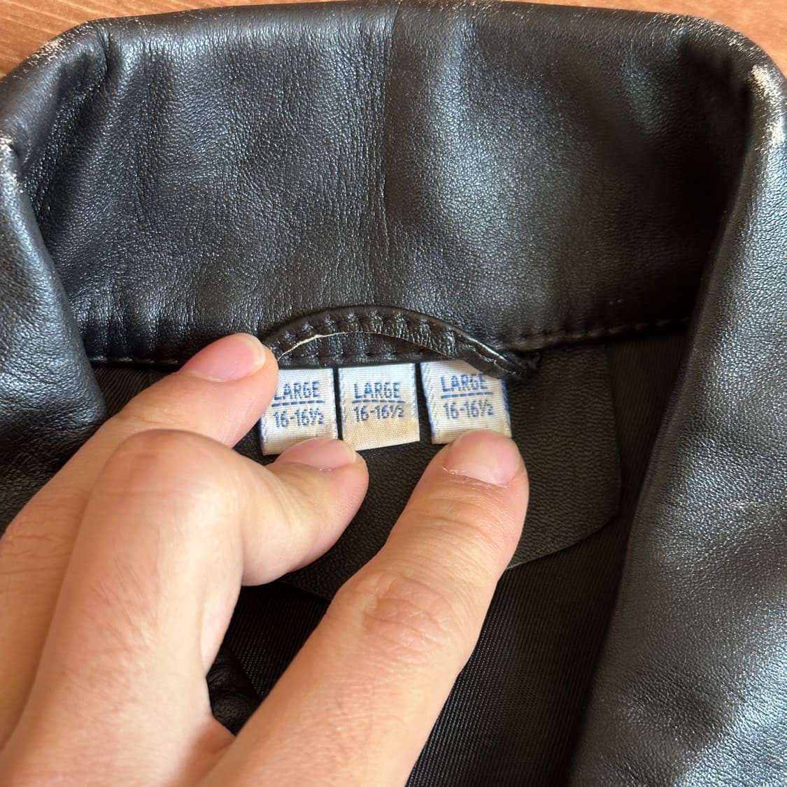 80-90’s Vintage genuine leather jacket 상품이미지8