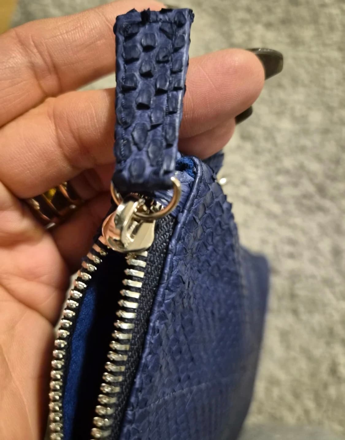 주문제착) 리얼파이톤(뱀피) 숄더&크로스&클러치 상품이미지6