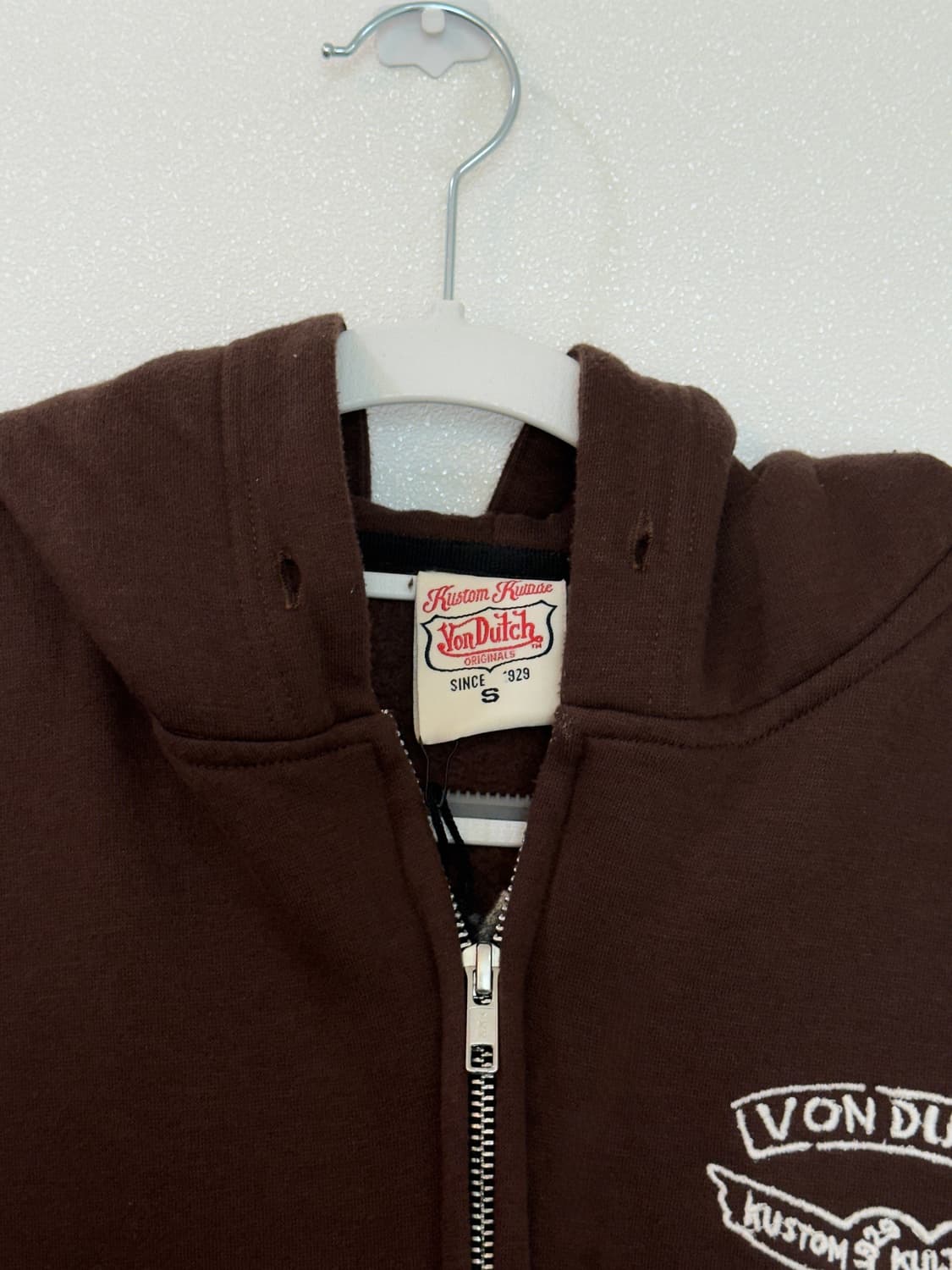 [s] 본더치 로고 브라운 후드집업 상품이미지5