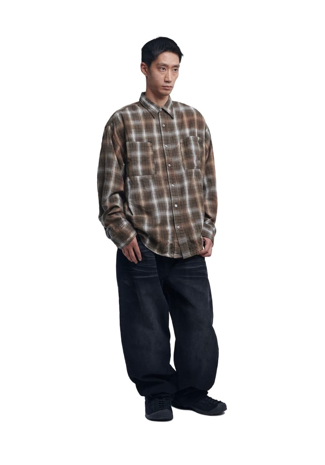 노매뉴얼 O.D 체크셔츠 상품이미지2